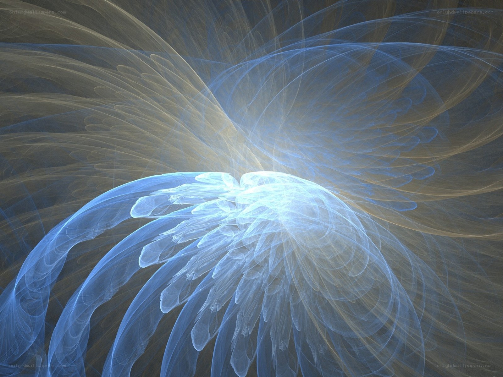 Abstract fractal light formation