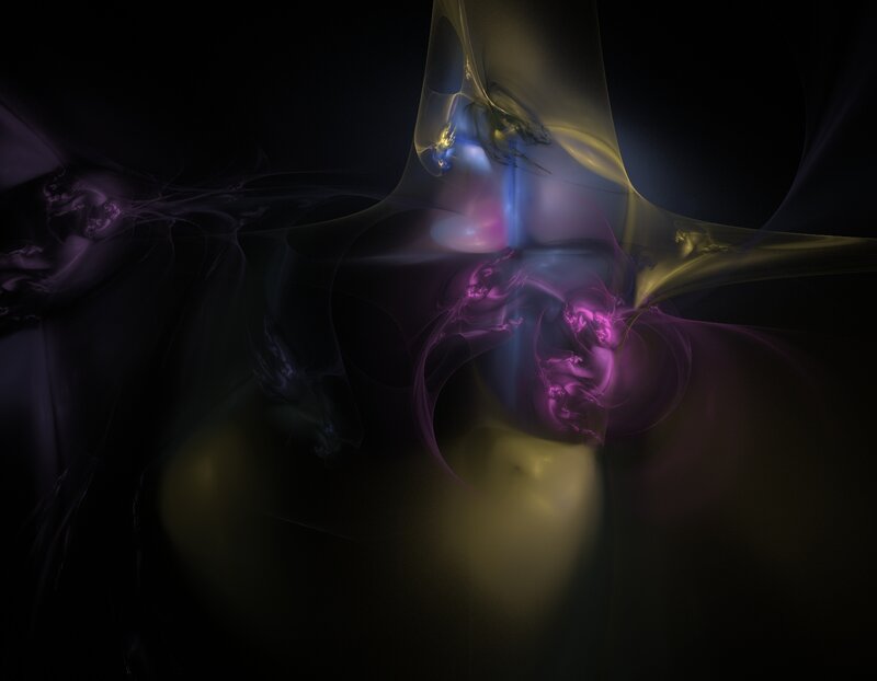 Abstract fractal light forms