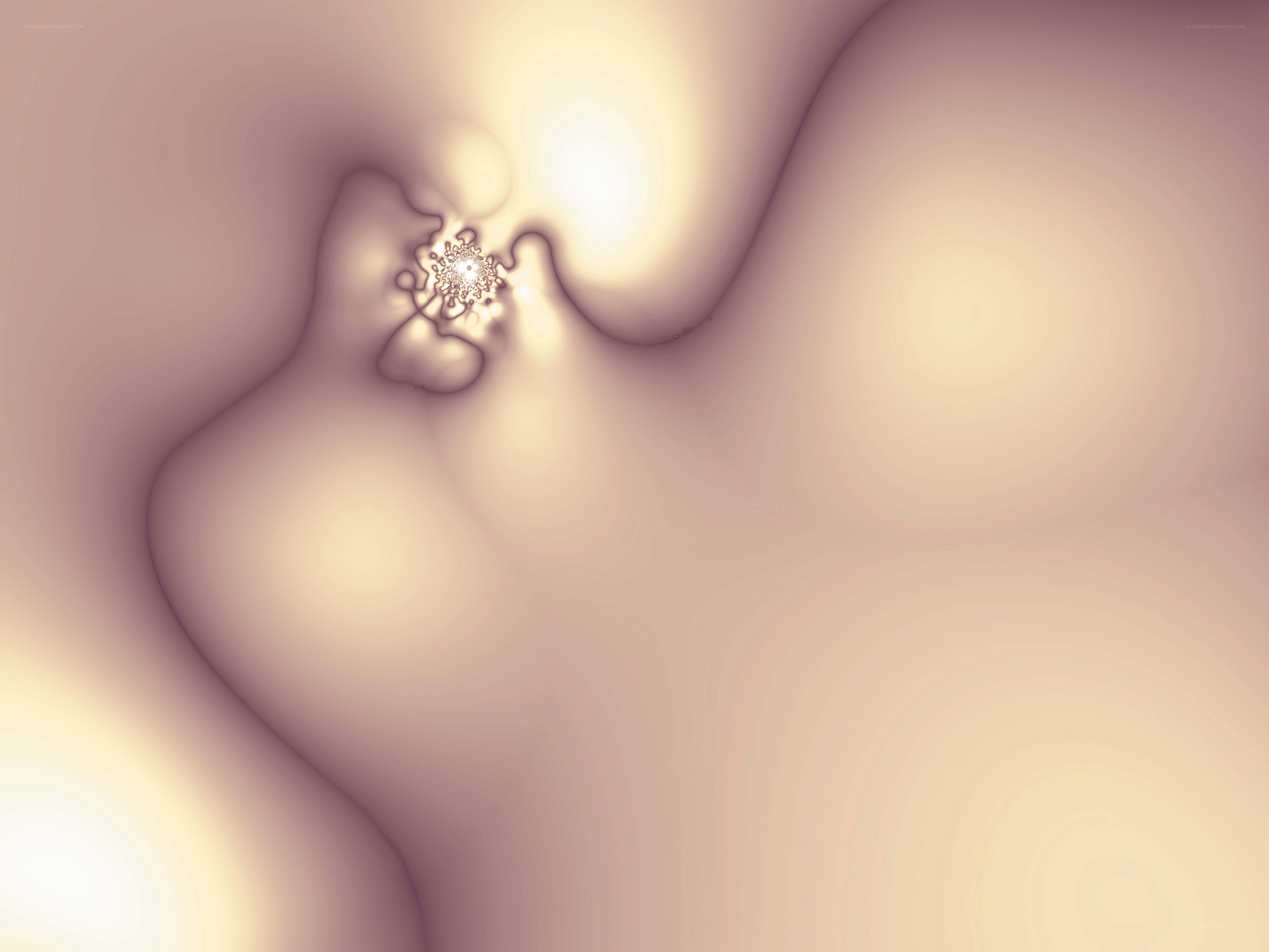 abstract fractal light pattern