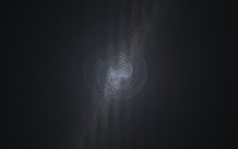 Abstract fractal light pattern