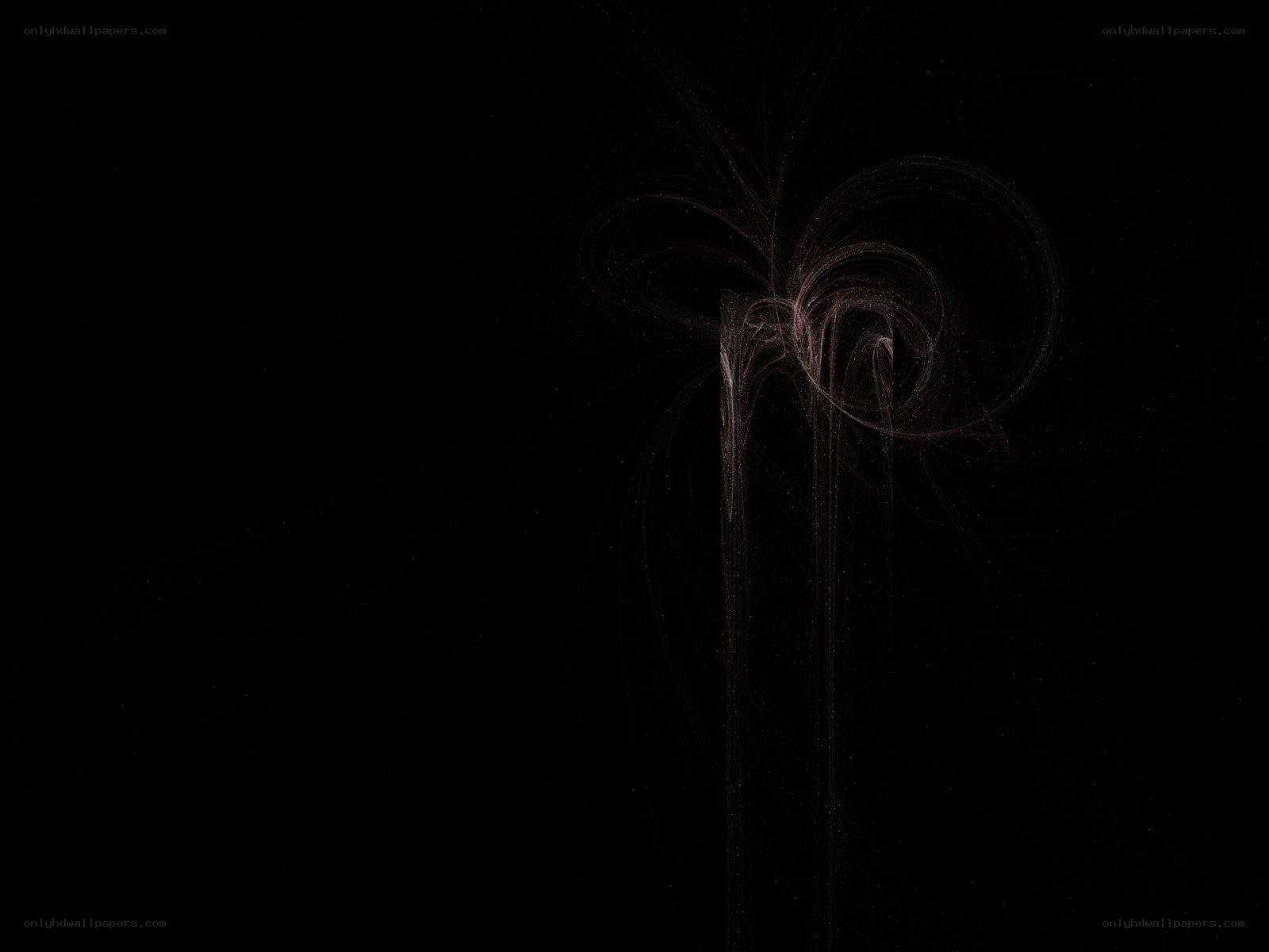 abstract fractal light pattern