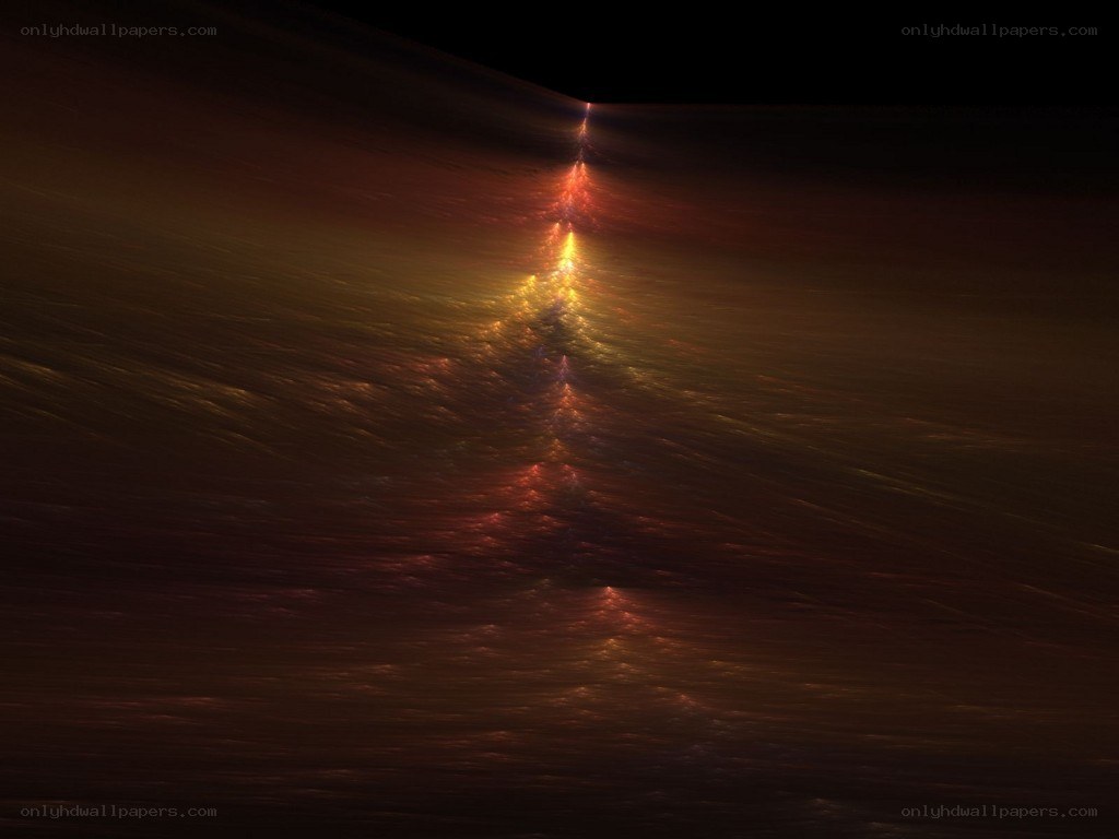 Abstract fractal light pattern