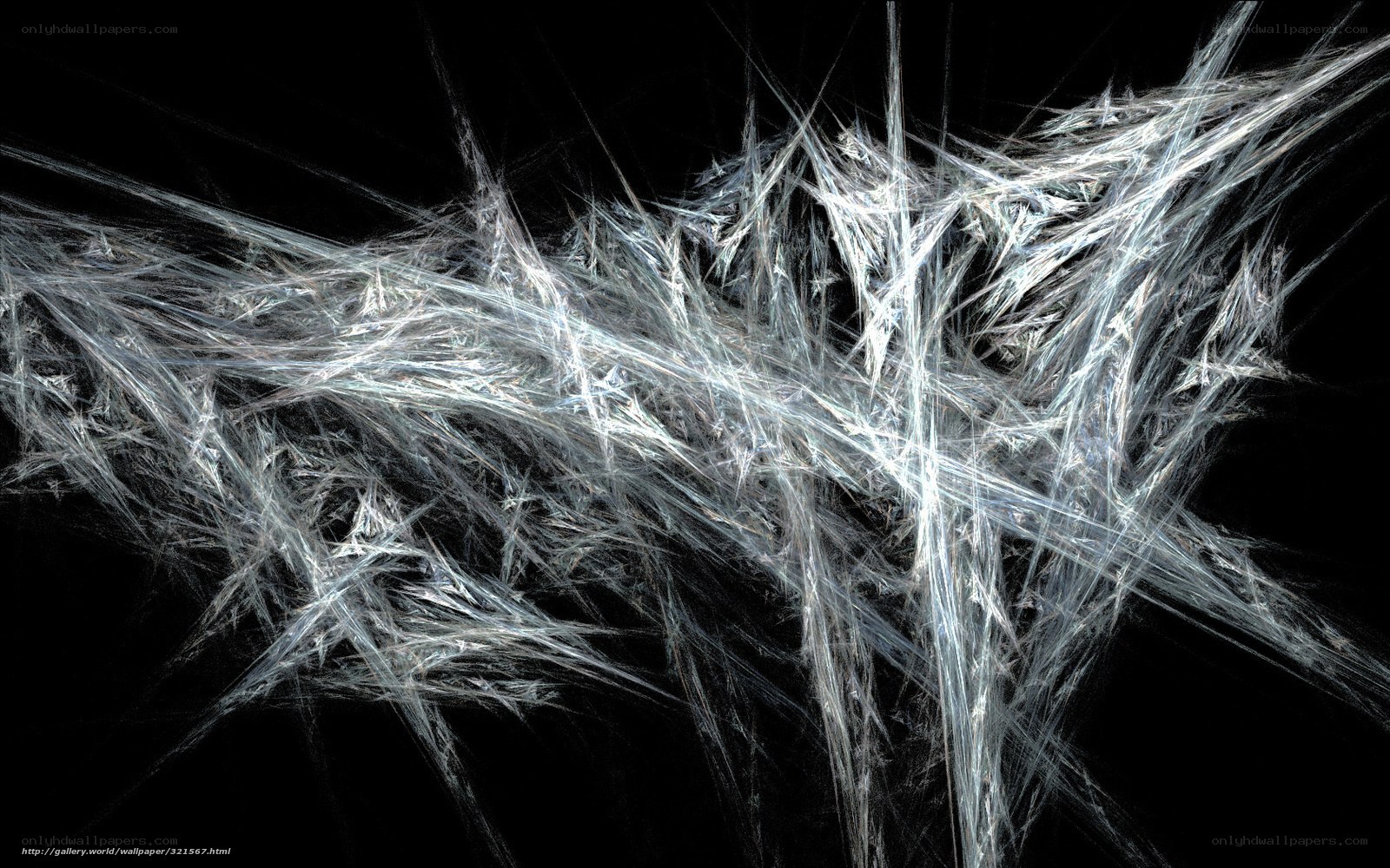Abstract fractal light pattern