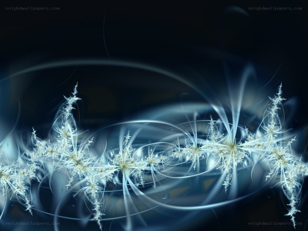 Abstract fractal light patterns