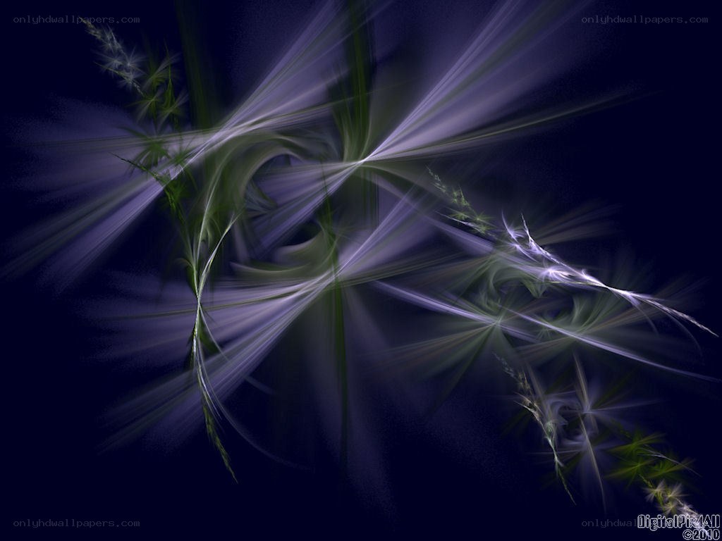 Abstract fractal light patterns