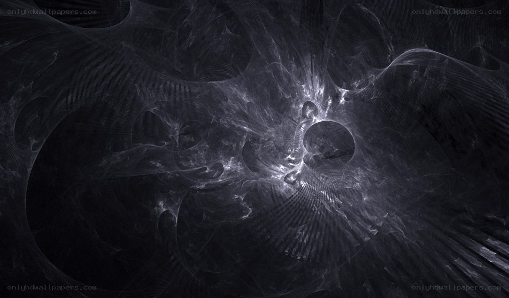 Abstract fractal light patterns