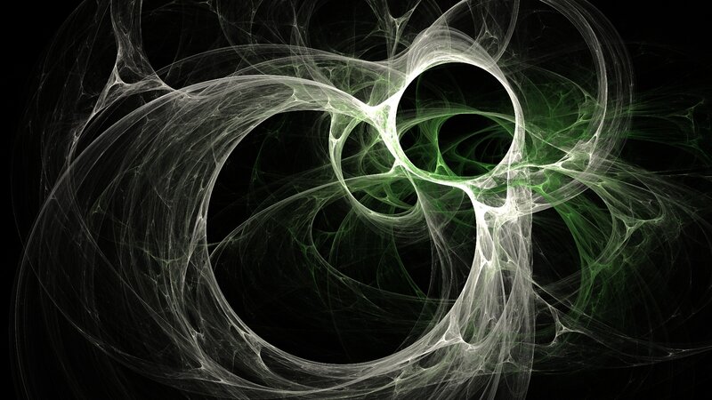 Abstract fractal light patterns