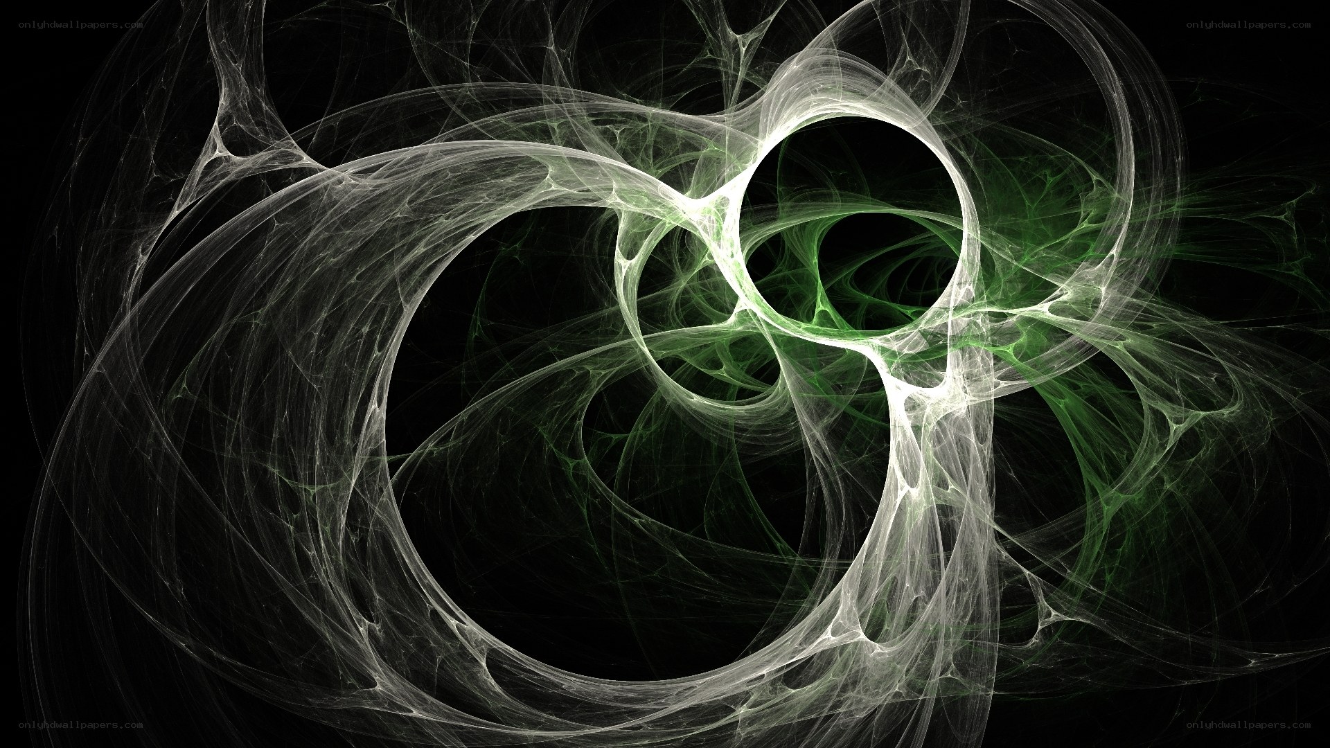 Abstract fractal light patterns