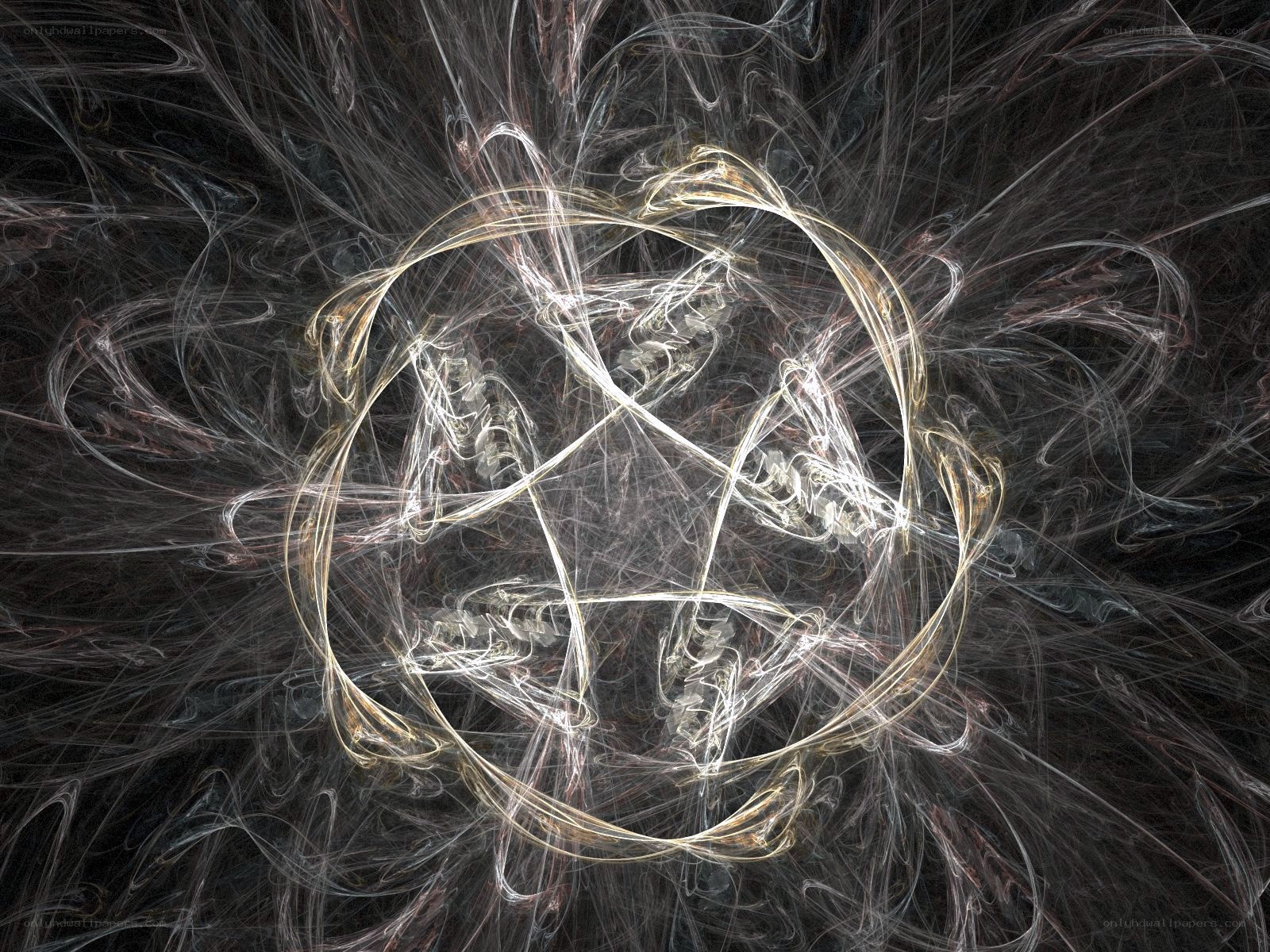 Abstract fractal light patterns