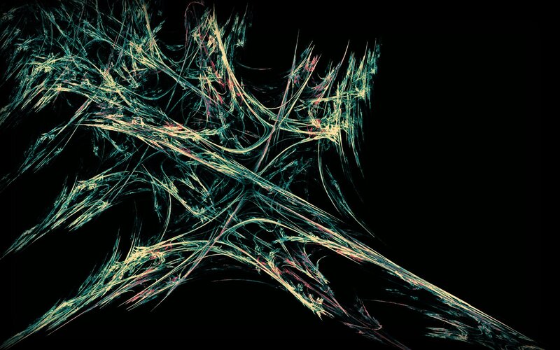 Abstract fractal light patterns