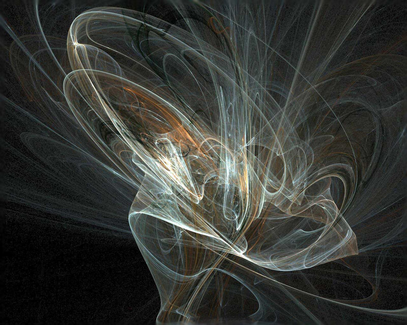Abstract fractal light patterns