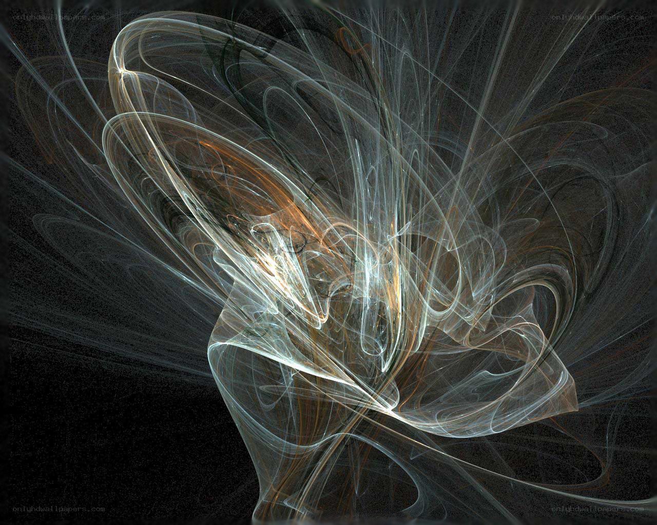 Abstract fractal light patterns