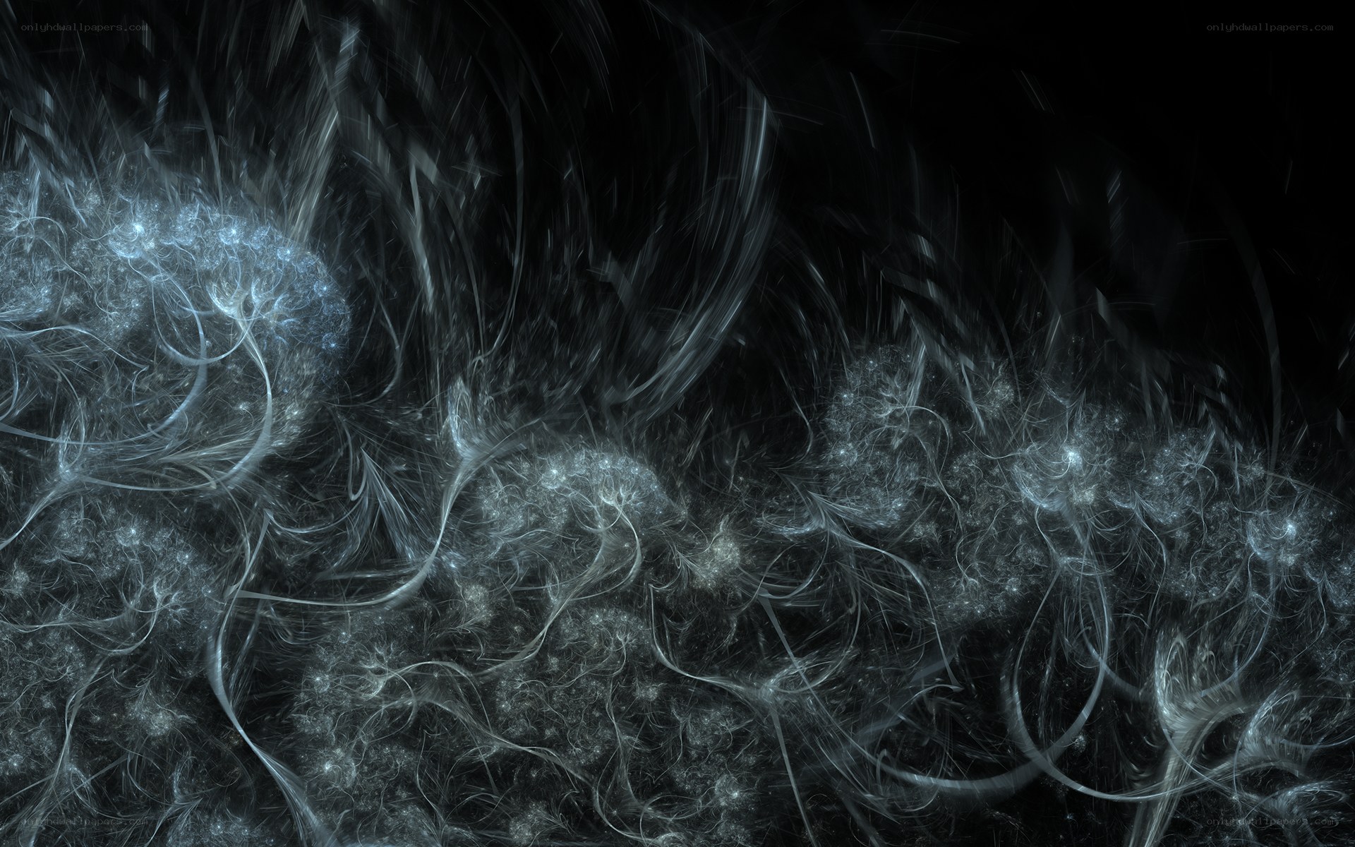 Abstract fractal light patterns