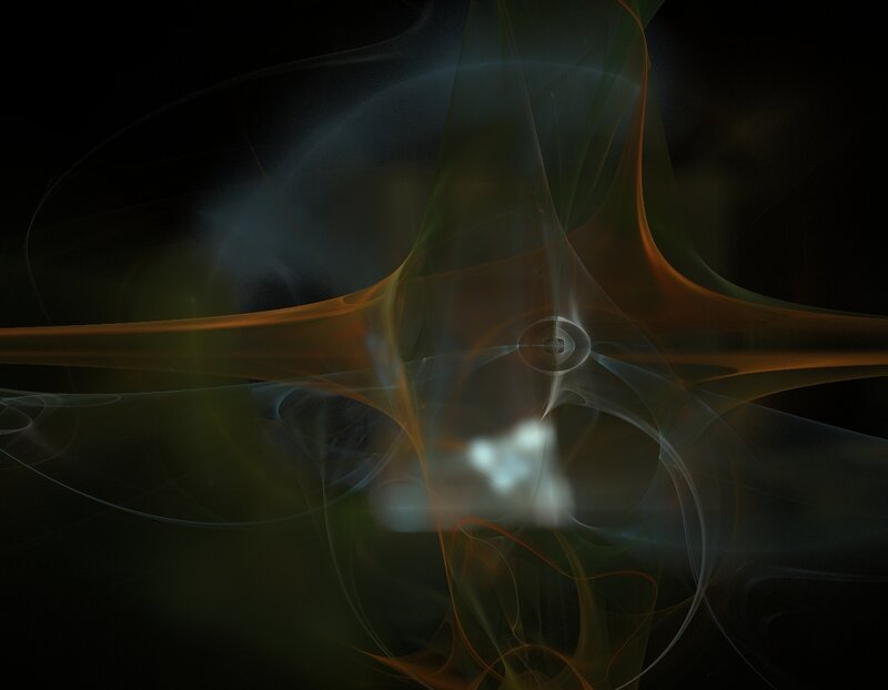 Abstract fractal light patterns