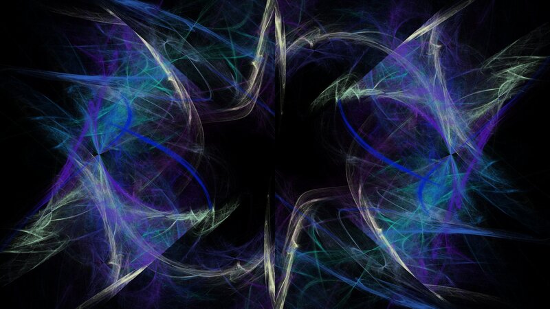 Abstract fractal light patterns