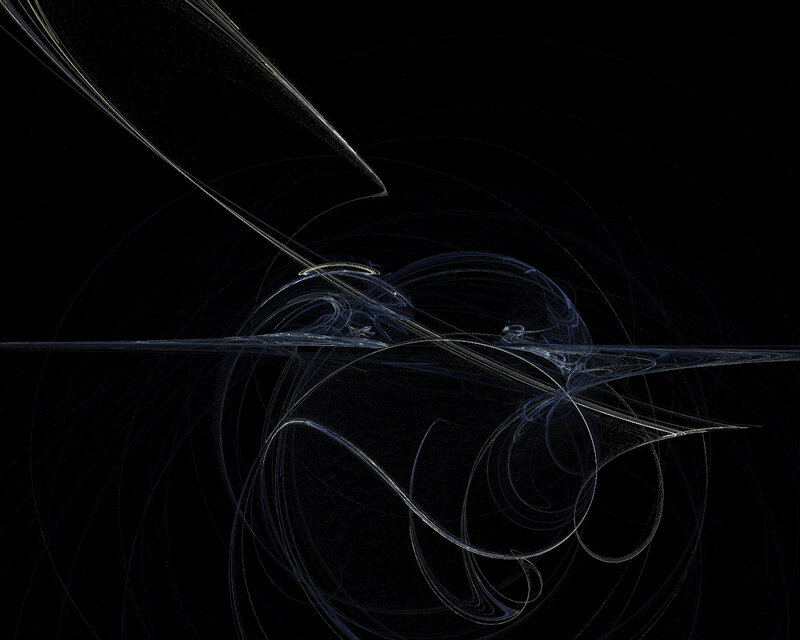 Abstract fractal light patterns