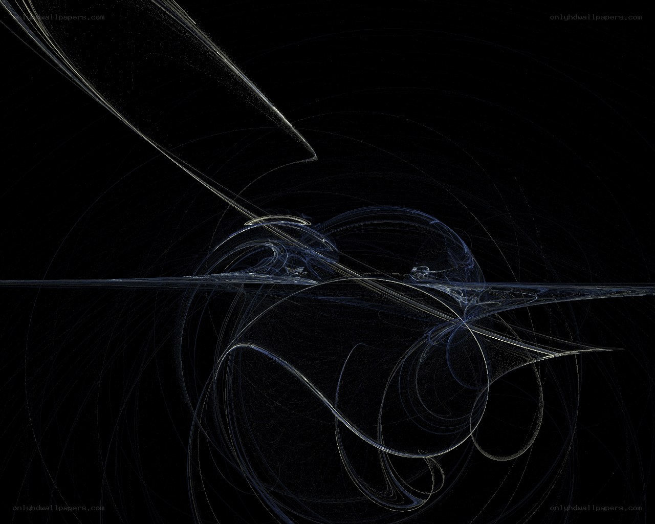 Abstract fractal light patterns