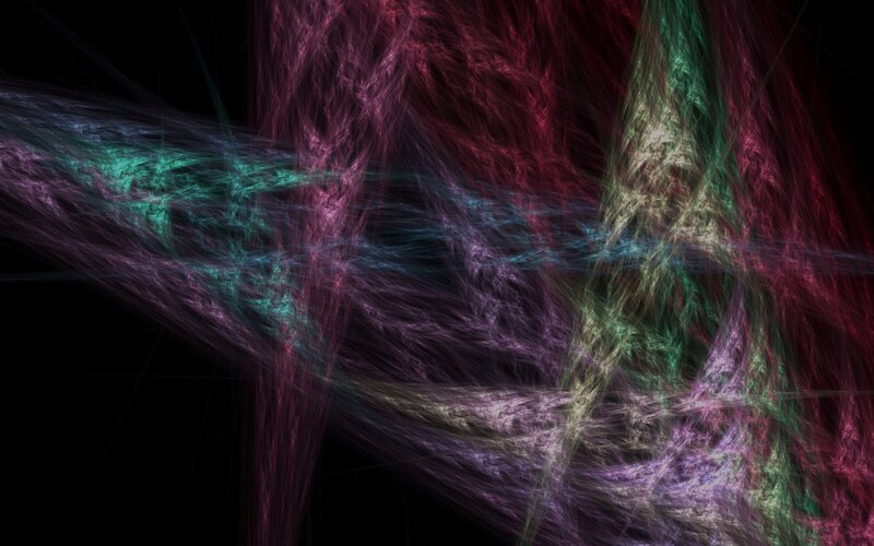 Abstract fractal light patterns