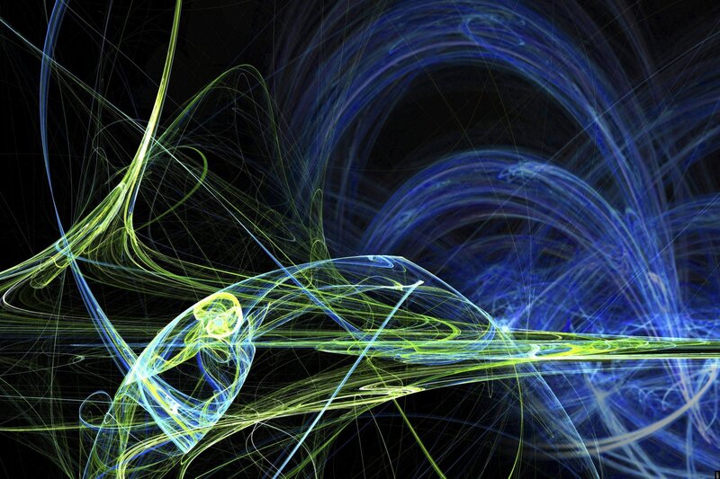Abstract fractal light patterns