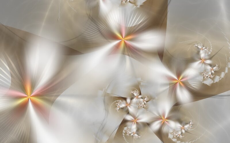abstract fractal light patterns