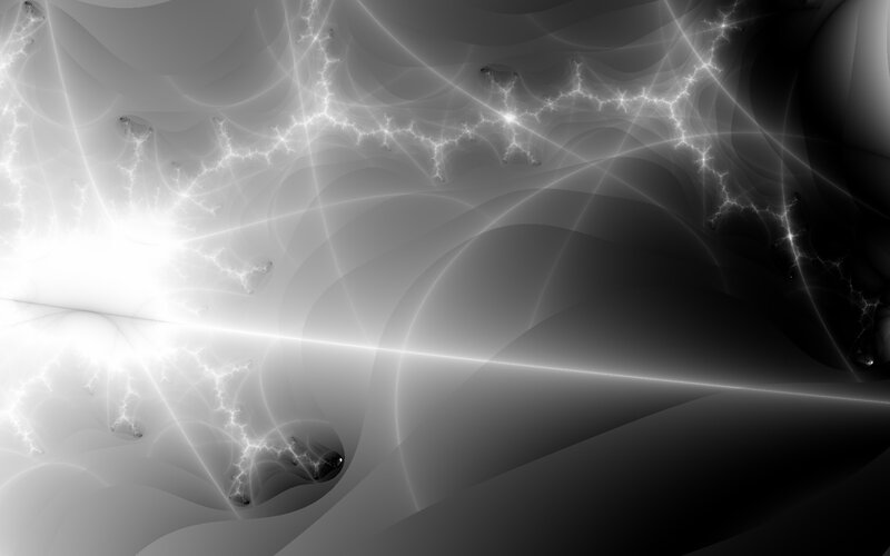 Abstract fractal light patterns