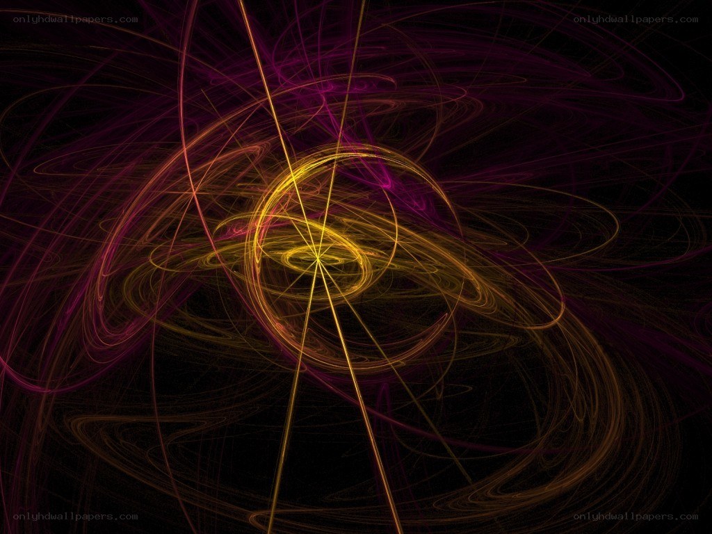 Abstract fractal light patterns
