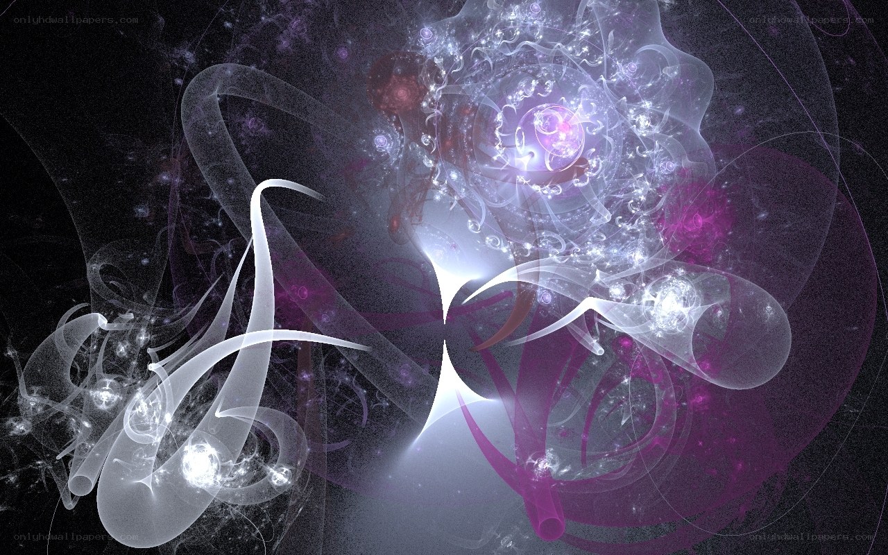 Abstract fractal light patterns