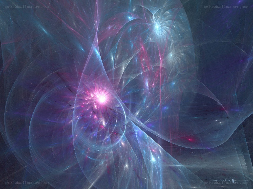 Abstract fractal light patterns