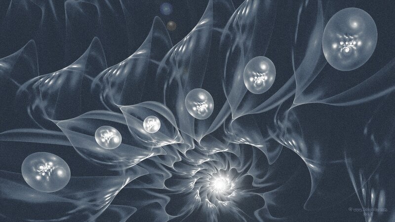 Abstract fractal light spheres