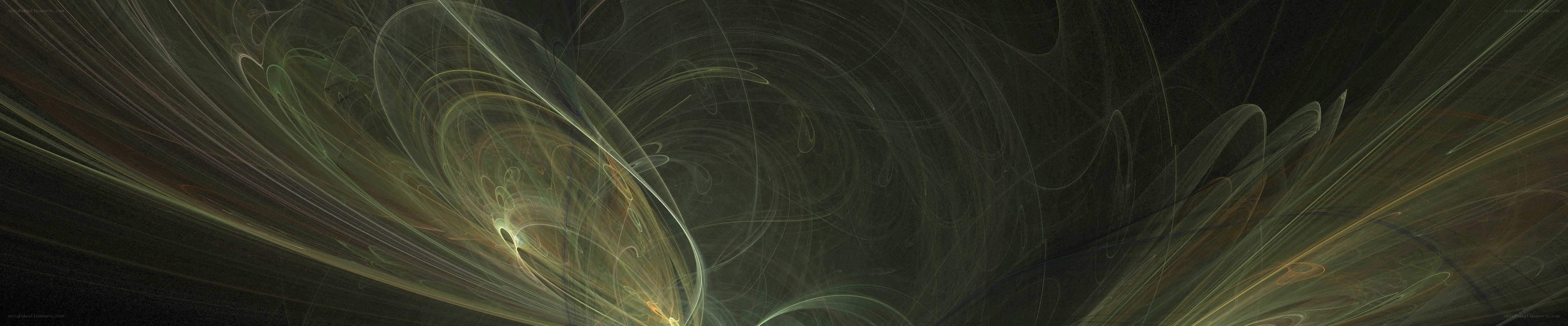 Abstract fractal light swirls