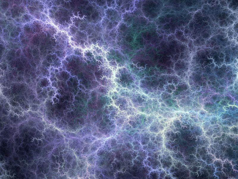 Abstract fractal lightning pattern