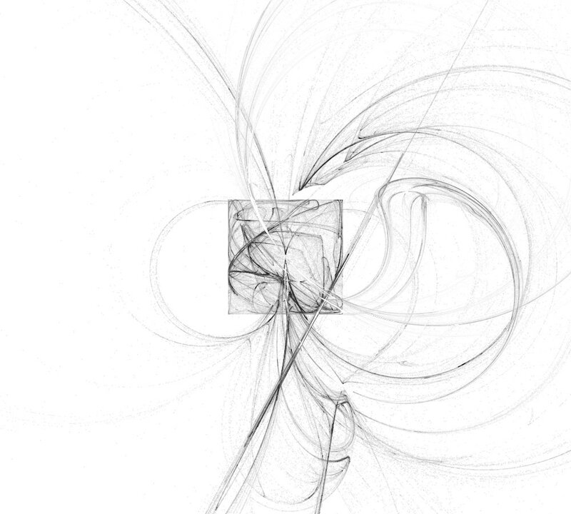abstract fractal line art