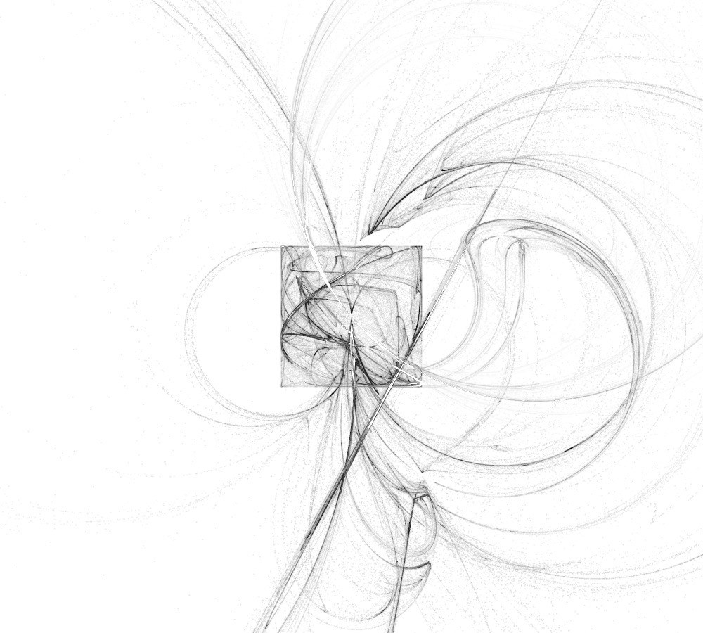 abstract fractal line art