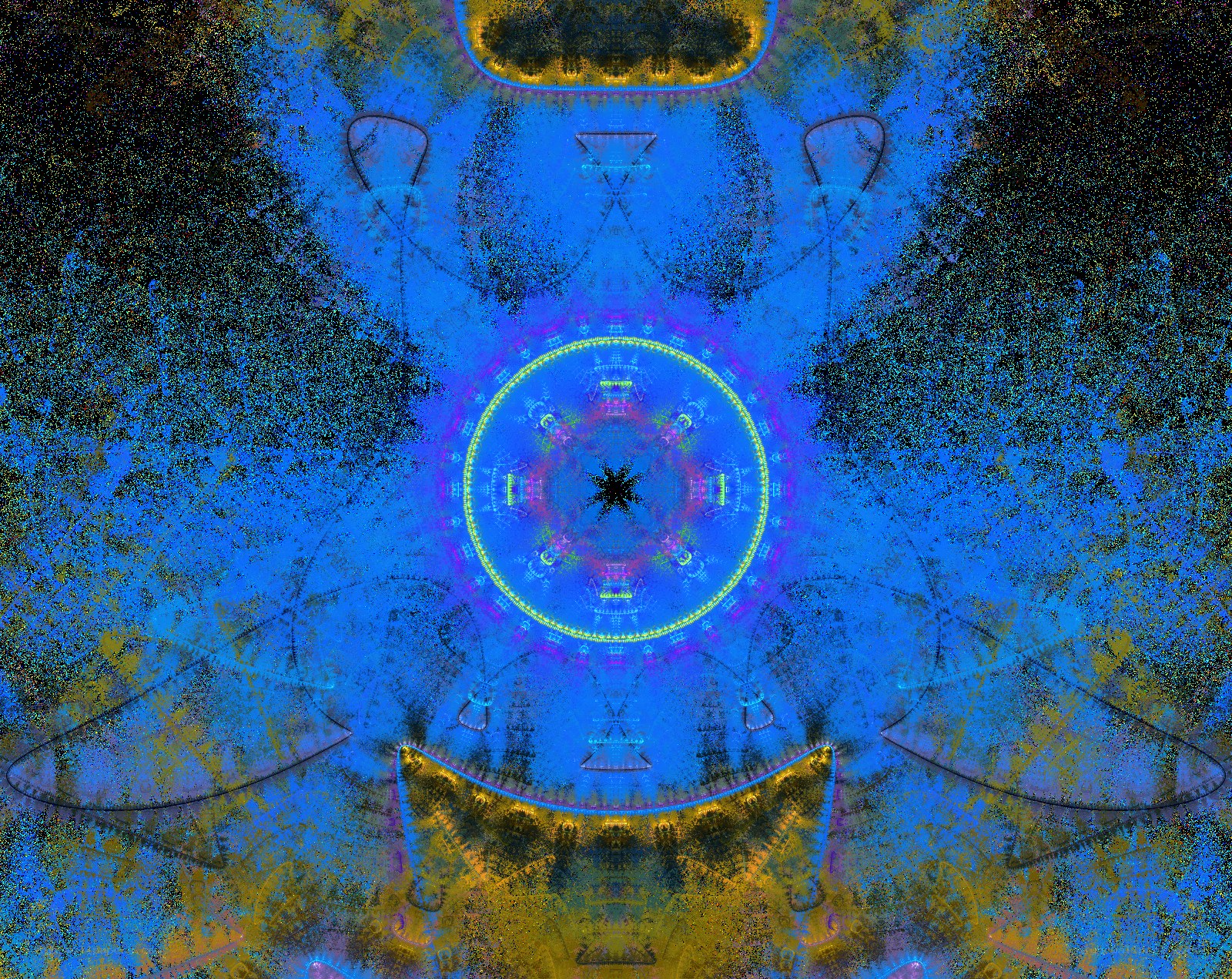 Abstract fractal mandala