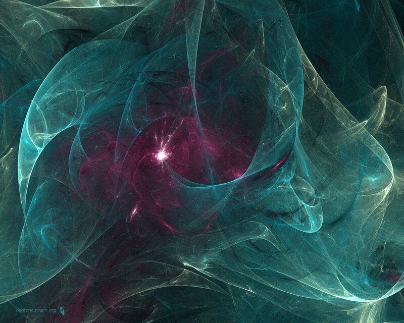 Abstract fractal nebula