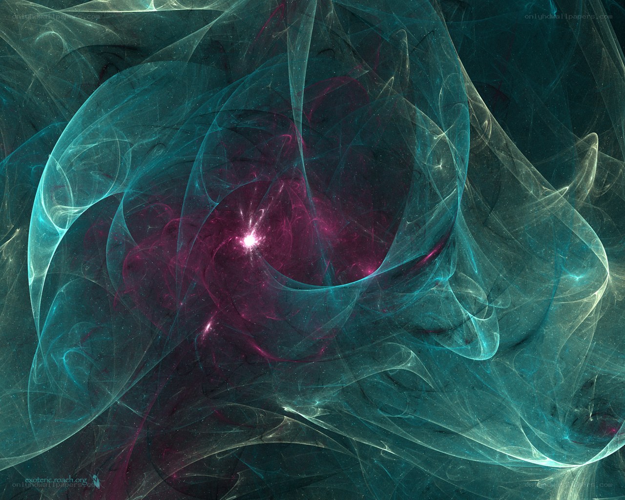 Abstract fractal nebula