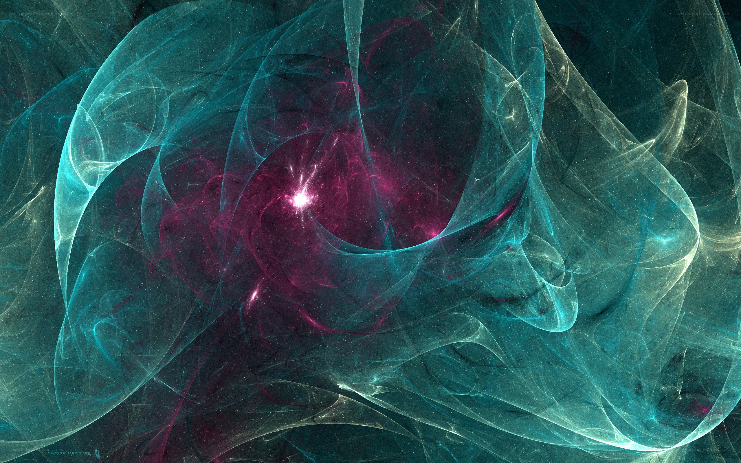 Abstract fractal nebula