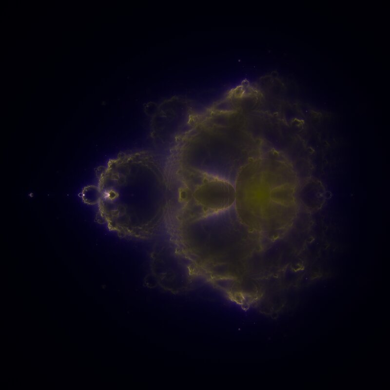 Abstract fractal nebula