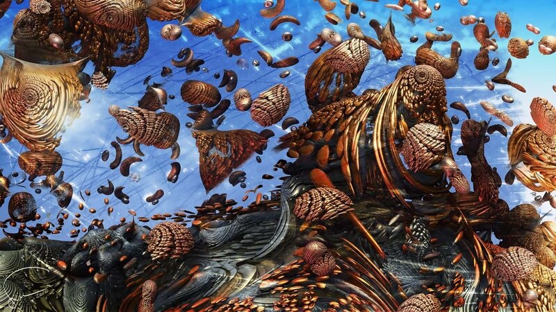 abstract fractal organic forms