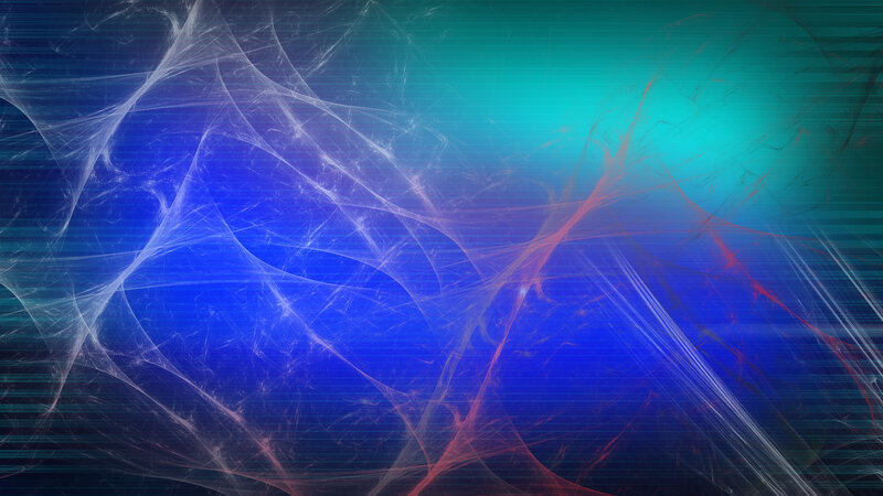 Abstract Fractal Pattern — Blue, Ethereal, Digital Art