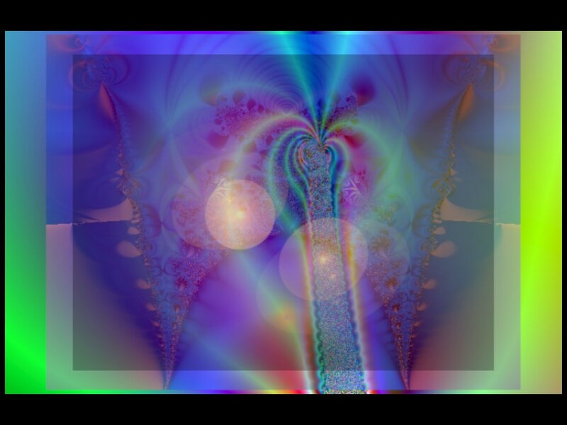Abstract Fractal Pattern — Blue, Hypnotic, Digital Art