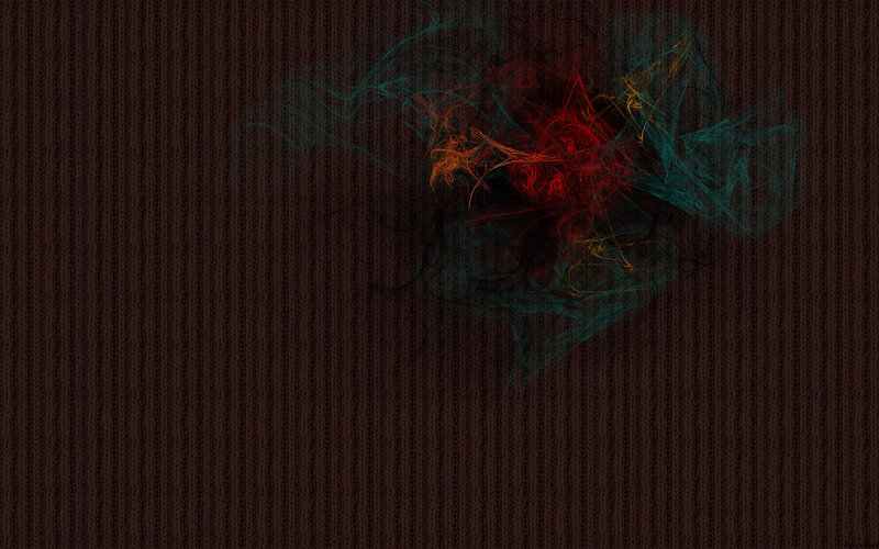 Abstract Fractal Pattern — Brown, Dark, Digital Art