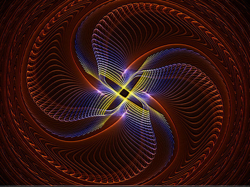 Abstract Fractal Pattern — Brown, Dynamic