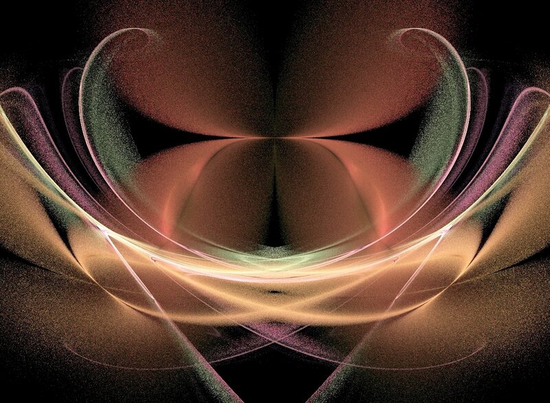 Abstract Fractal Pattern — Brown, Mysterious