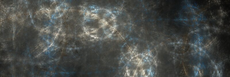 Abstract Fractal Pattern — Gray, Ethereal