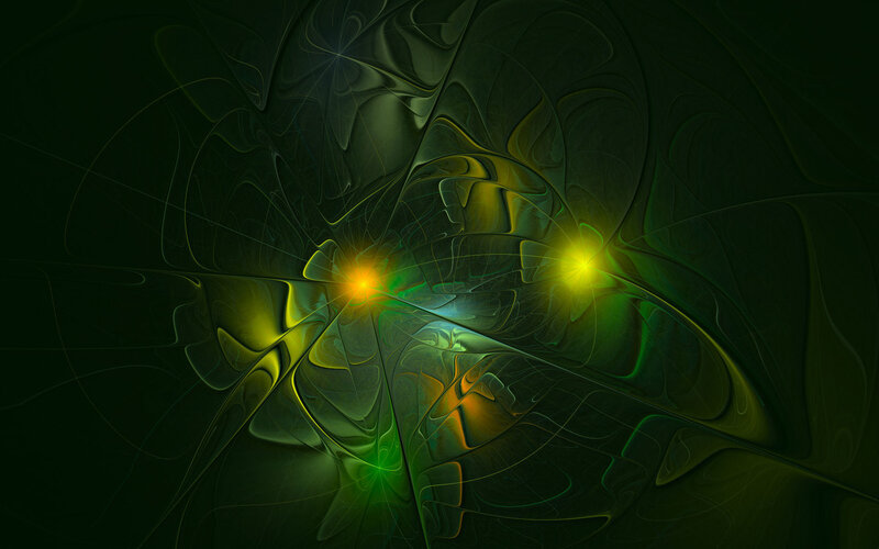 Abstract Fractal Pattern — Green