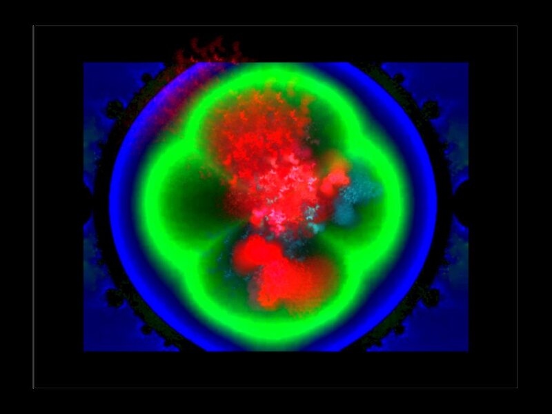 Abstract Fractal Pattern — Green, Vibrant