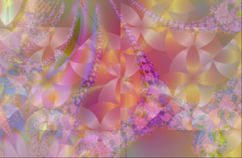 Abstract Fractal Pattern — Pink, Dreamy