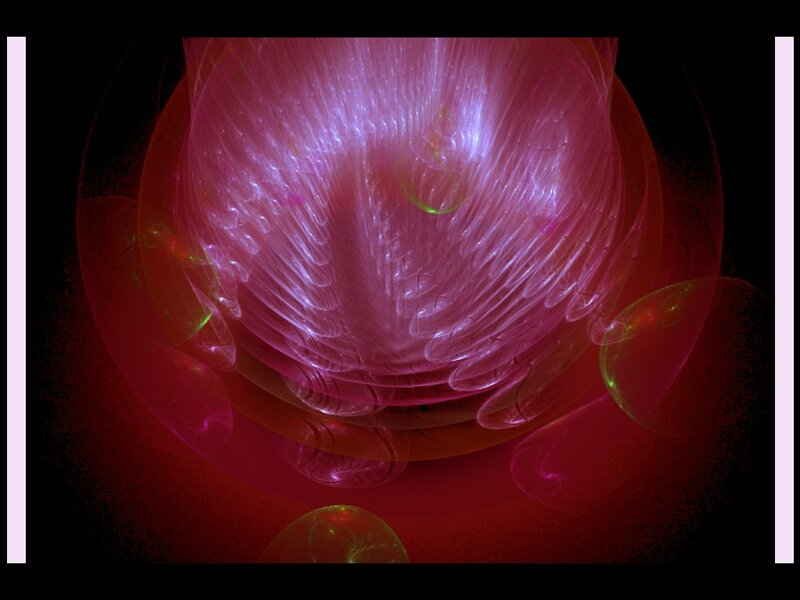 Abstract Fractal Pattern — Pink, Ethereal, Digital Art