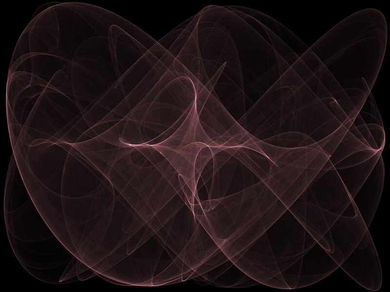 Abstract Fractal Pattern — Pink, Ethereal